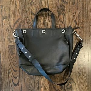 All Saints black tote